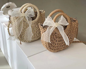 Summer Straw Hand-Woven Bag