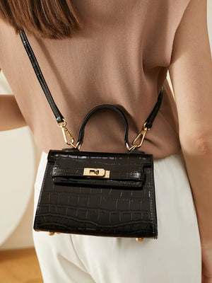 Luxury Original Brand Tote Bag For Lady Master Quality Crocodile Leather Kelly Style Bag Women‘s Satchel Bag for Christmas Gift