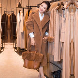Double Breasted Mid Length Coat