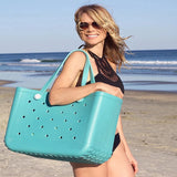 Rubber Beach Bags Waterproof Sandproof Large Size Outdoor EVA Portable Travel Bags Washable Tote Bag For Beach Sports Market