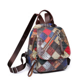 New backpack women fashion large capacity female bag leisure travel bag simple pu soft leather small backpack