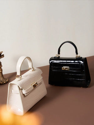 Luxury Original Brand Tote Bag For Lady Master Quality Crocodile Leather Kelly Style Bag Women‘s Satchel Bag for Christmas Gift