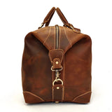 Large Genuine Leather Men Travel Bag