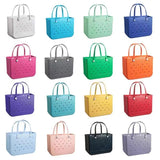 Rubber Beach Bags Waterproof Sandproof Large Size Outdoor EVA Portable Travel Bags Washable Tote Bag For Beach Sports Market
