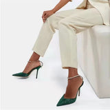High-heeled Pointy Wedding Sandals