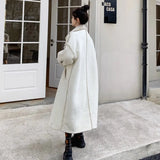 White Fur Integrated Lamb Fur Coat For Women'S 2023 Winter New High-End Sense Standing Collar Thickened Woolen Coat