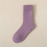 3 Pairs Socks Wool Thick Plush Soft Socks