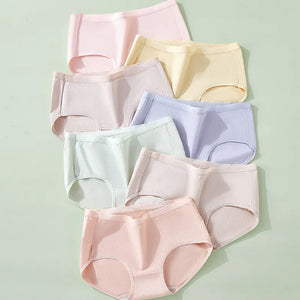 7  Pieces Set Cotton Panties Women Breathable Underwear Seamless Lingerie