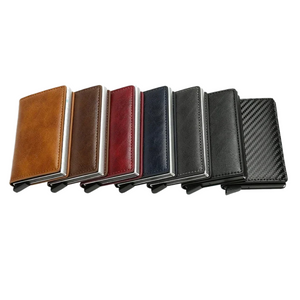 Soft Synthetic Leather Aluminum Alloy Organizer Case